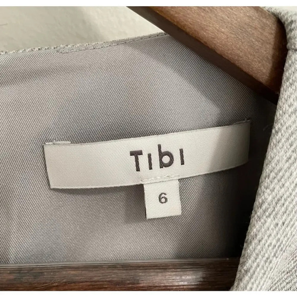 Tibi Cavalry Twill Dolman Sleeve Dress - Picture 8 of 8